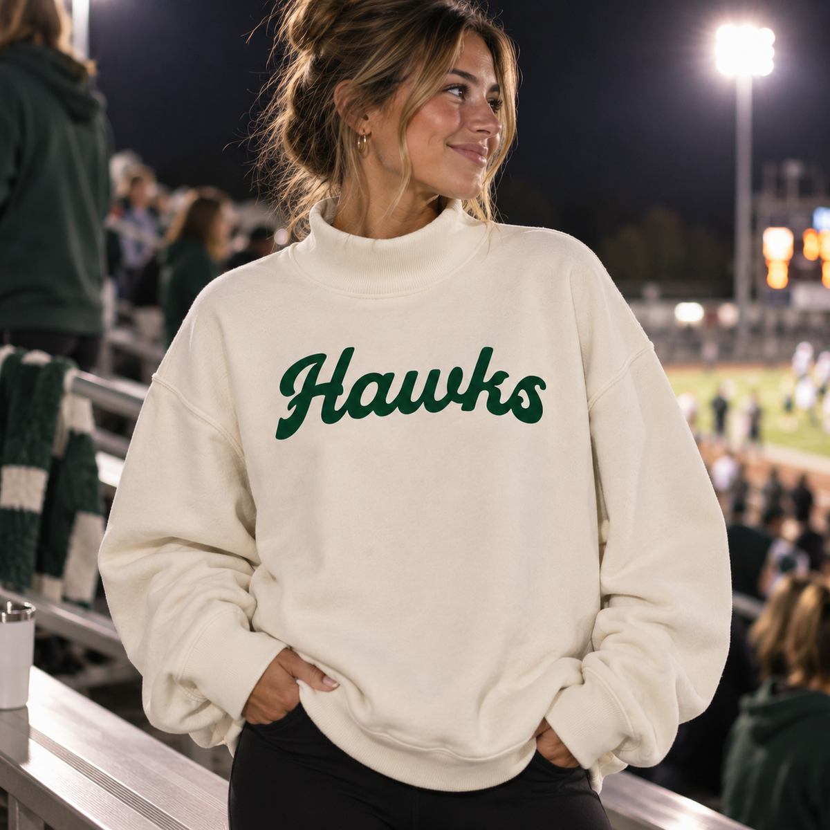 The Hawk Neck Sweatshirt (Pre-order)